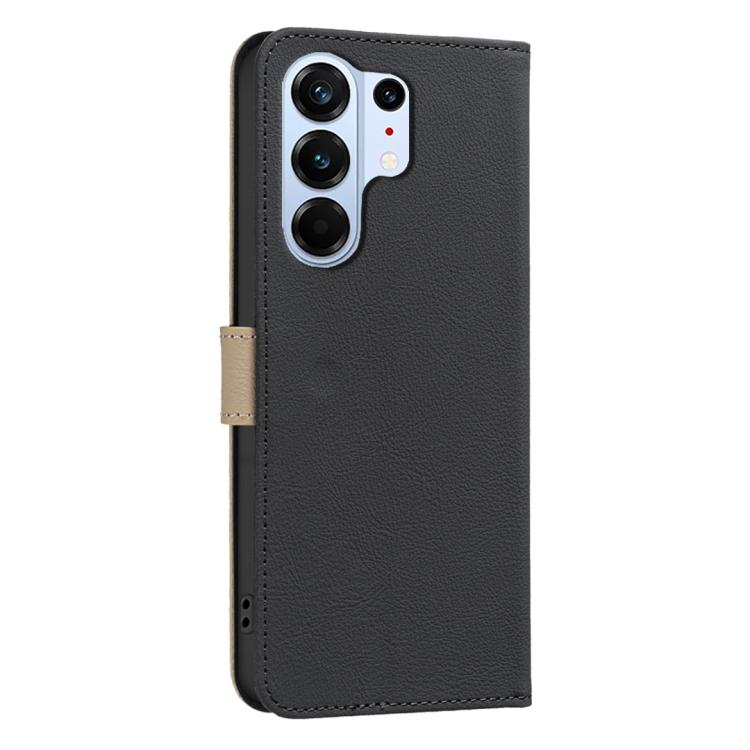 For Tecno Camon 50 Pro 4G Splicing Color Hollow Flower Pattern RFID Leather Phone Case