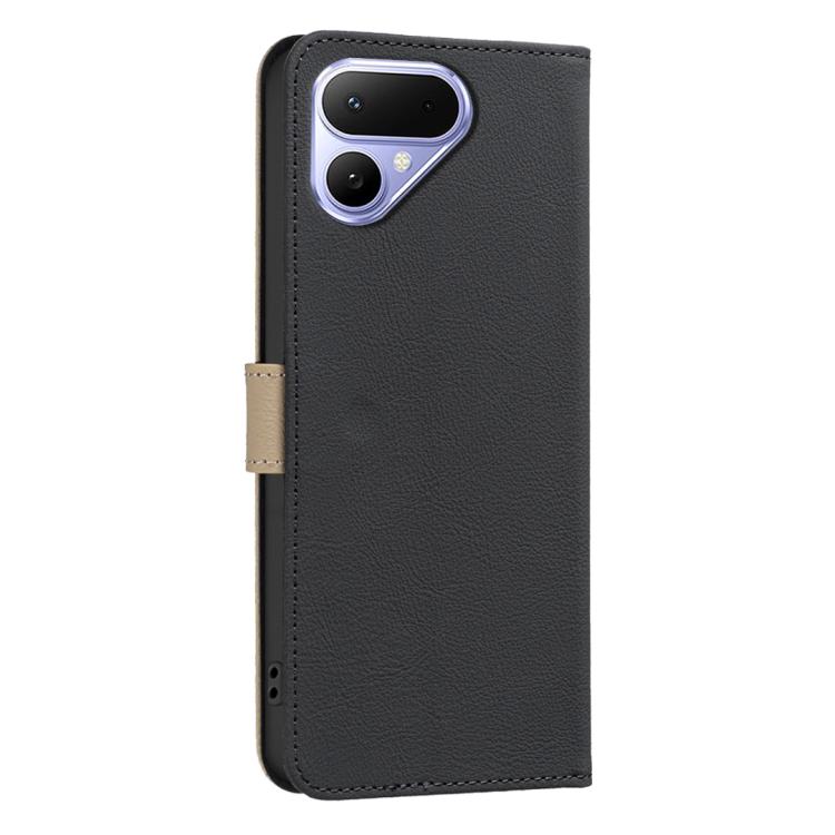 For Tecno Pova Curve 2 5G Splicing Color Hollow Flower Pattern RFID Leather Phone Case