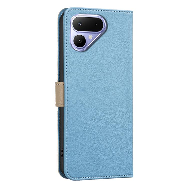 For Tecno Pova Curve 2 5G Splicing Color Hollow Flower Pattern RFID Leather Phone Case