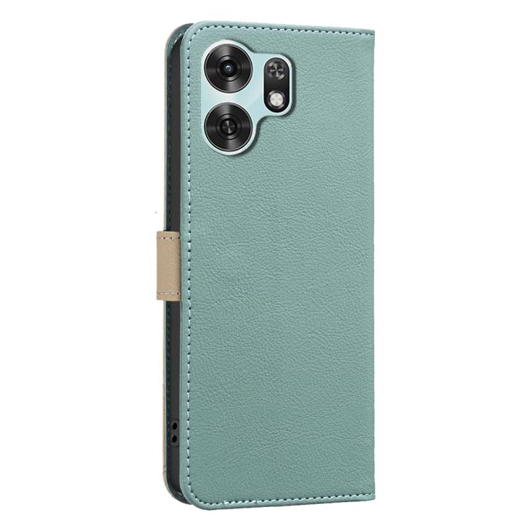 For Honor X6d 5G Splicing Color Hollow Flower Pattern RFID Leather Phone Case