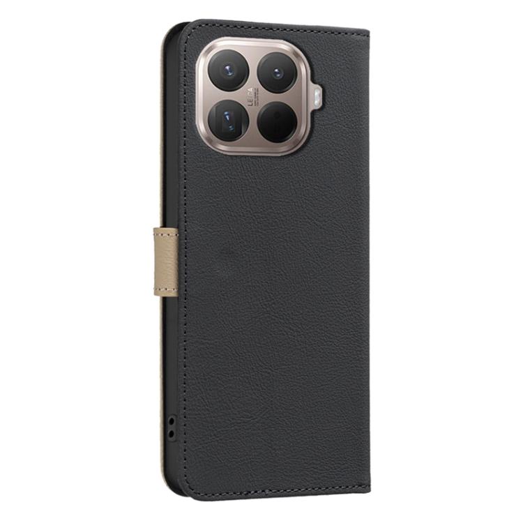 For Xiaomi 15T Pro 5G Splicing Color Hollow Flower Pattern RFID Leather Phone Case