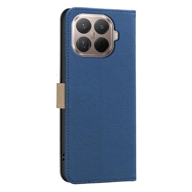 For Xiaomi 15T Pro 5G Splicing Color Hollow Flower Pattern RFID Leather Phone Case