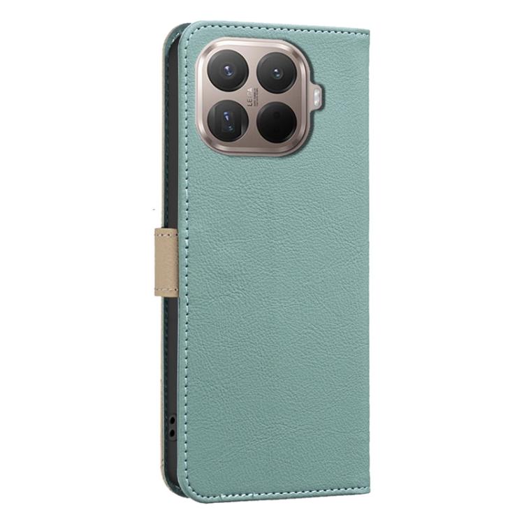 For Xiaomi 15T Pro 5G Splicing Color Hollow Flower Pattern RFID Leather Phone Case