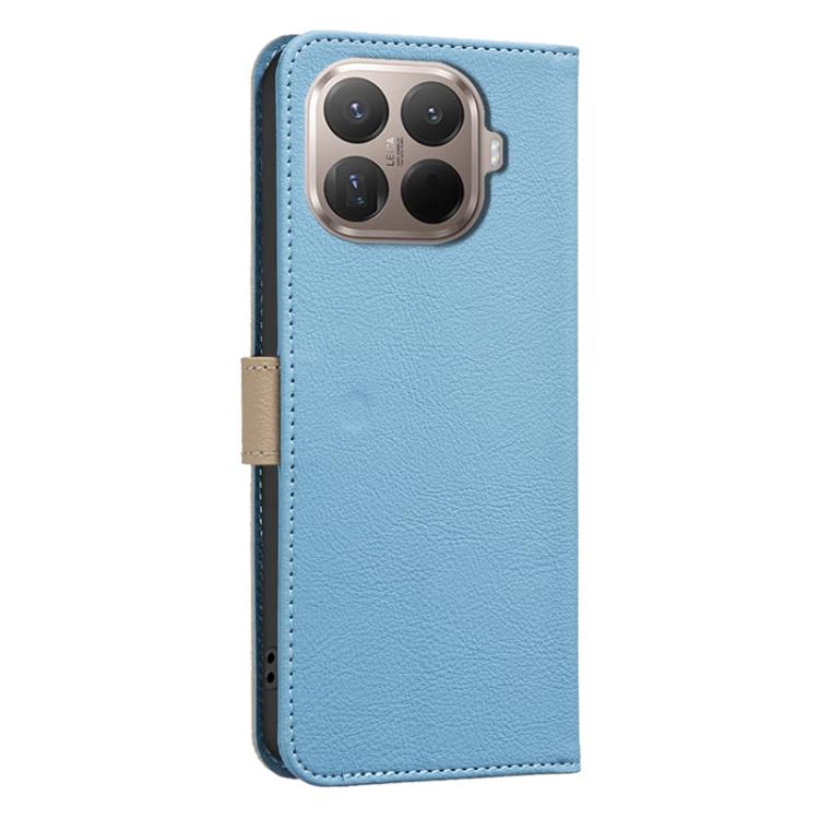 For Xiaomi 15T Pro 5G Splicing Color Hollow Flower Pattern RFID Leather Phone Case