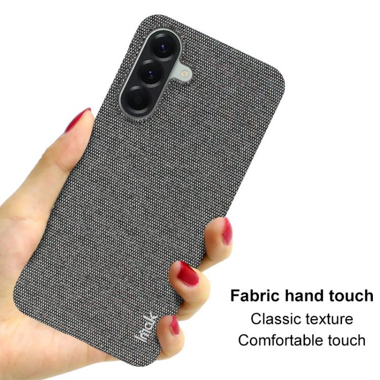 For Samsung Galaxy A56 5G imak Ruiyi Series Cloth Texture PU + PC Phone Case
