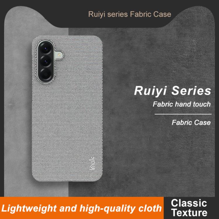 For Samsung Galaxy A56 5G imak Ruiyi Series Cloth Texture PU + PC Phone Case