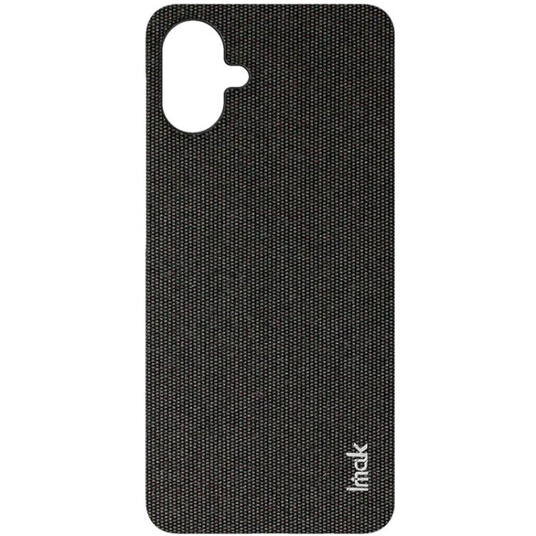 For Samsung Galaxy A07 4G imak Ruiyi Series Cloth Texture PU + PC Phone Case