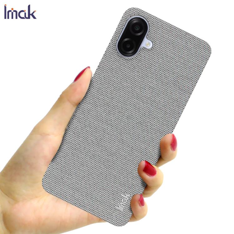 For Samsung Galaxy A07 4G imak Ruiyi Series Cloth Texture PU + PC Phone Case