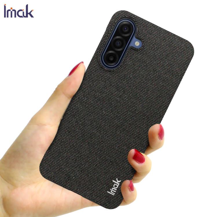 For Samsung Galaxy A17 5G imak Ruiyi Series Cloth Texture PU + PC Phone Case