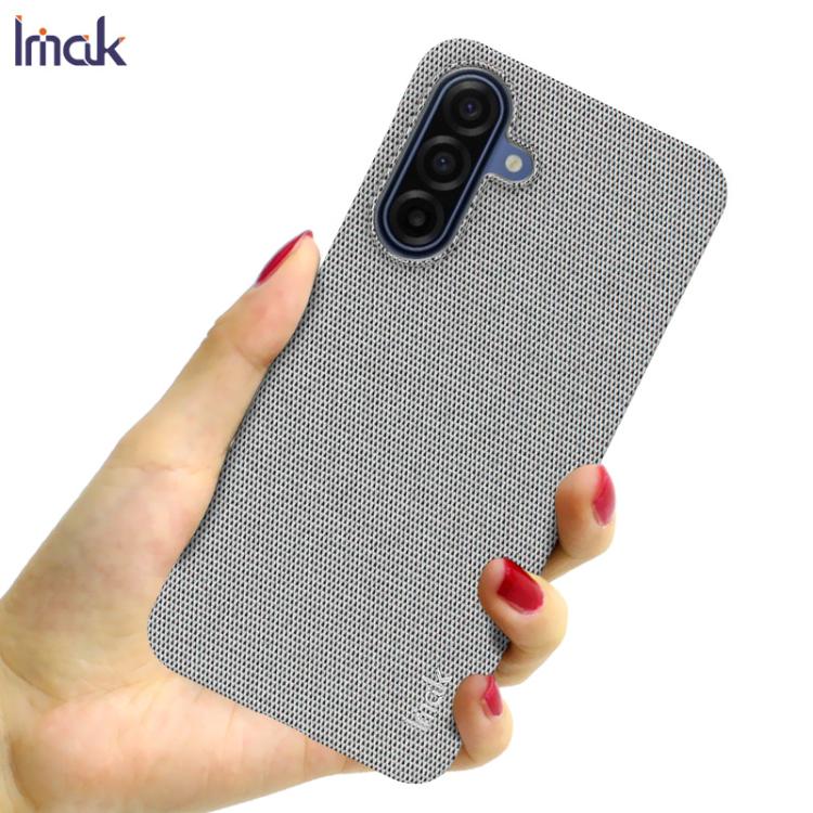 For Samsung Galaxy A17 5G imak Ruiyi Series Cloth Texture PU + PC Phone Case
