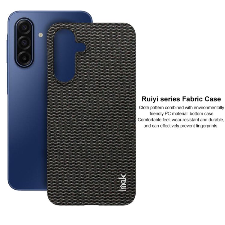 For Samsung Galaxy A17 5G imak Ruiyi Series Cloth Texture PU + PC Phone Case