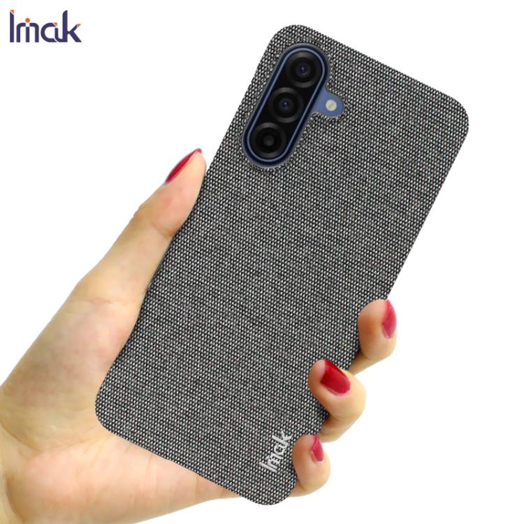 For Samsung Galaxy A17 5G imak Ruiyi Series Cloth Texture PU + PC Phone Case