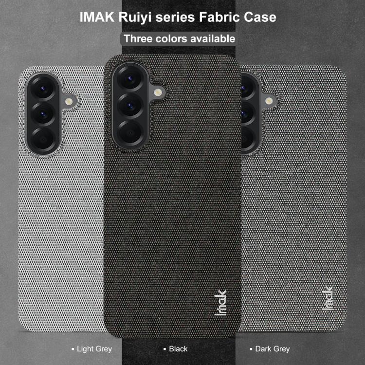 For Samsung Galaxy A37 5G imak Ruiyi Series Cloth Texture PU + PC Phone Case