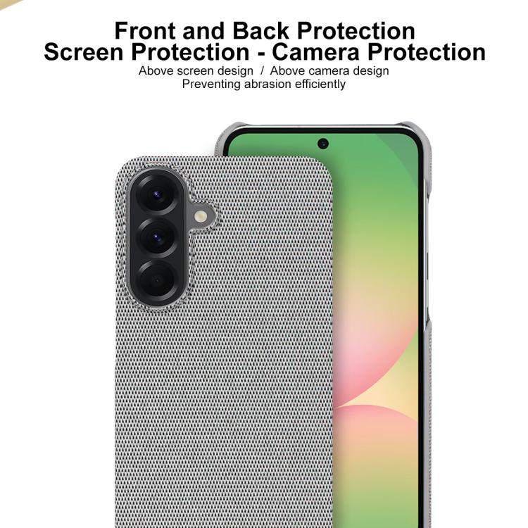 For Samsung Galaxy A37 5G imak Ruiyi Series Cloth Texture PU + PC Phone Case