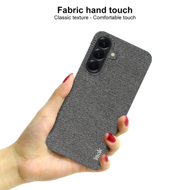 For Samsung Galaxy A57 5G imak Ruiyi Series Cloth Texture PU + PC Phone Case