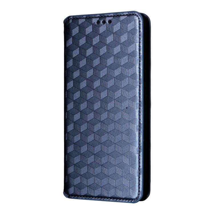 For Realme Neo7x 5G / P3 5G Cubic Grid Texture Flip Leather Phone Case