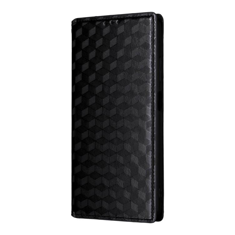 For Realme 14X 5G Malay / V70 / V70s Cubic Grid Texture Flip Leather Phone Case