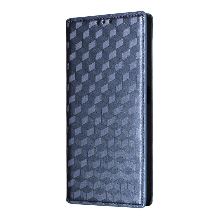 For Realme 14X 5G Malay / V70 / V70s Cubic Grid Texture Flip Leather Phone Case