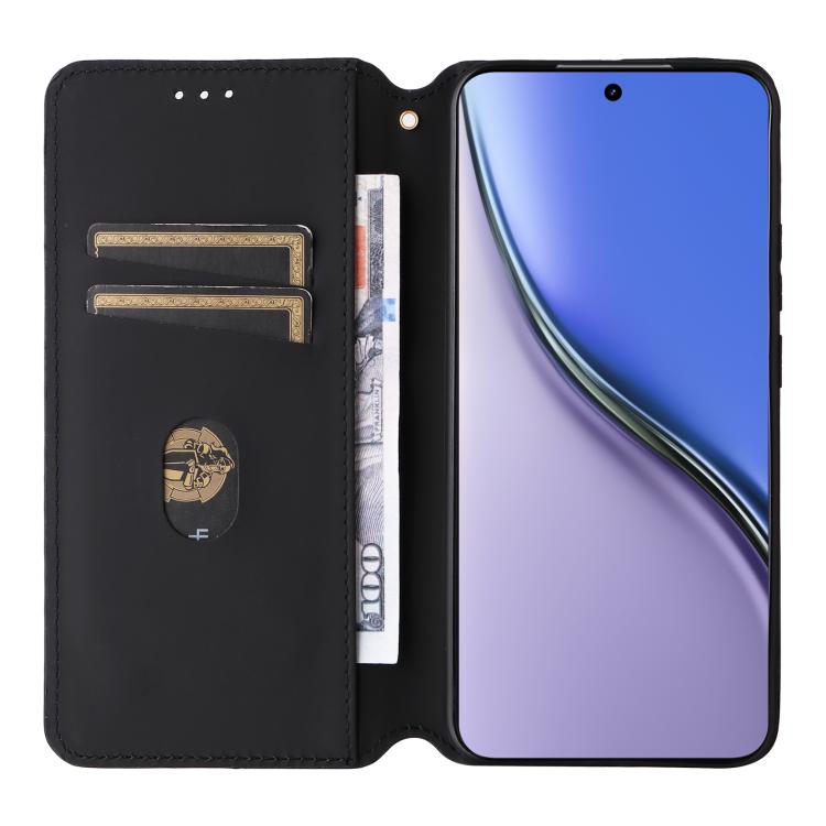 For Realme P3 Ultra 5G Cubic Grid Texture Flip Leather Phone Case