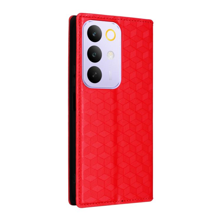 For Realme C85 5G / 15X 5G Cubic Grid Texture Flip Leather Phone Case