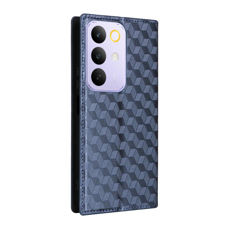 For Realme C85 5G / 15X 5G Cubic Grid Texture Flip Leather Phone Case