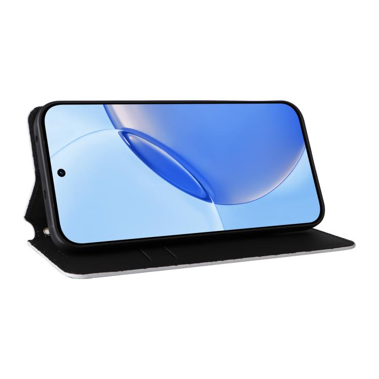 For Realme 16 Pro 5G Global Cubic Grid Texture Flip Leather Phone Case