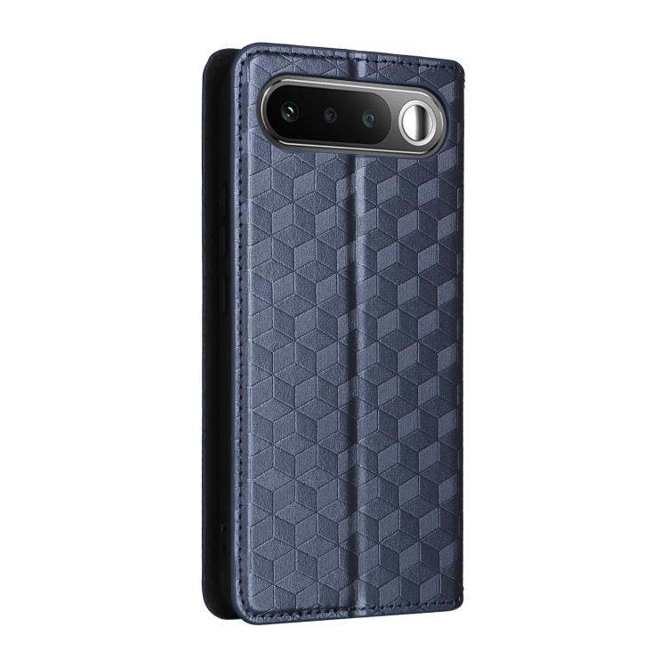 For Realme 16 5G Cubic Grid Texture Flip Leather Phone Case
