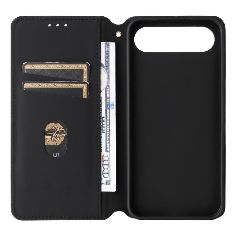 For Realme 16 5G Cubic Grid Texture Flip Leather Phone Case