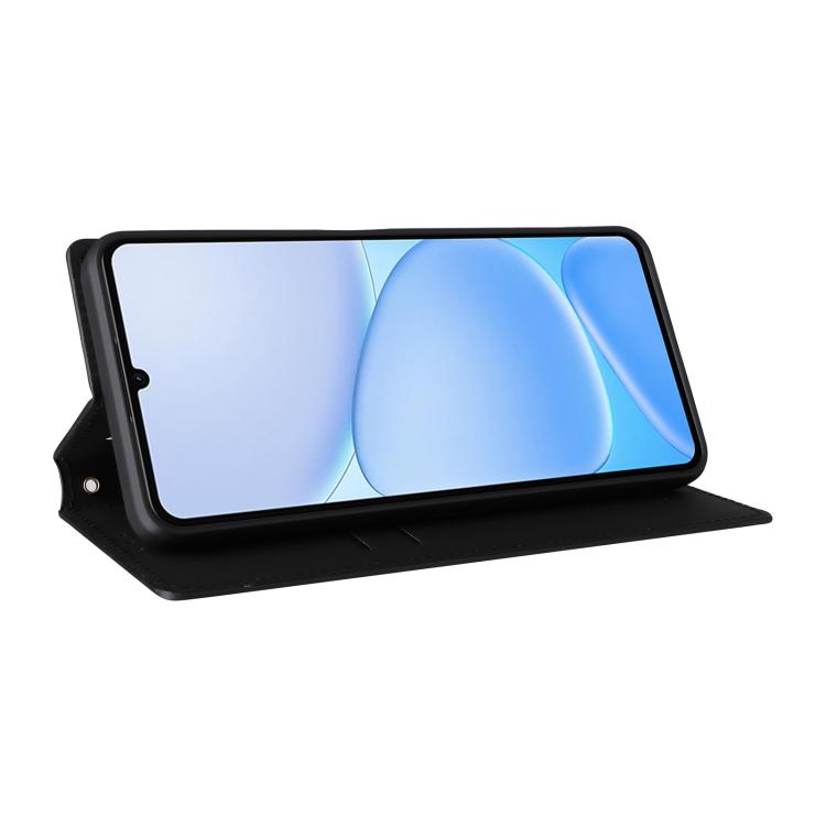 For Realme Note 80 4G Cubic Grid Texture Flip Leather Phone Case