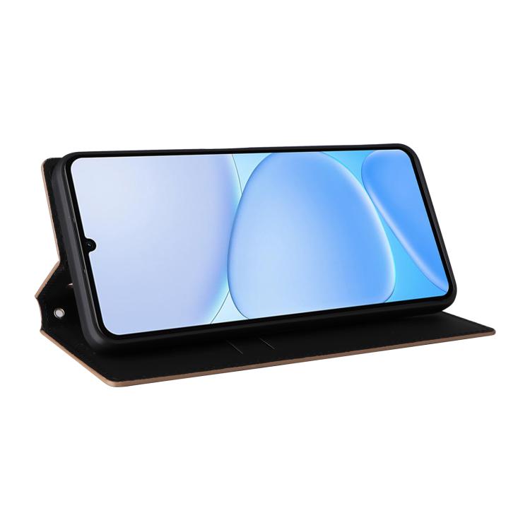 For Realme Note 80 4G Cubic Grid Texture Flip Leather Phone Case