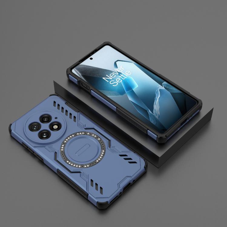 For OnePlus 13 5G Butterfly Armor MagSafe Magnetic Ring Shockproof Phone Case