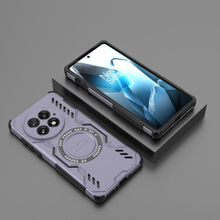 For OnePlus 13 5G Butterfly Armor MagSafe Magnetic Ring Shockproof Phone Case