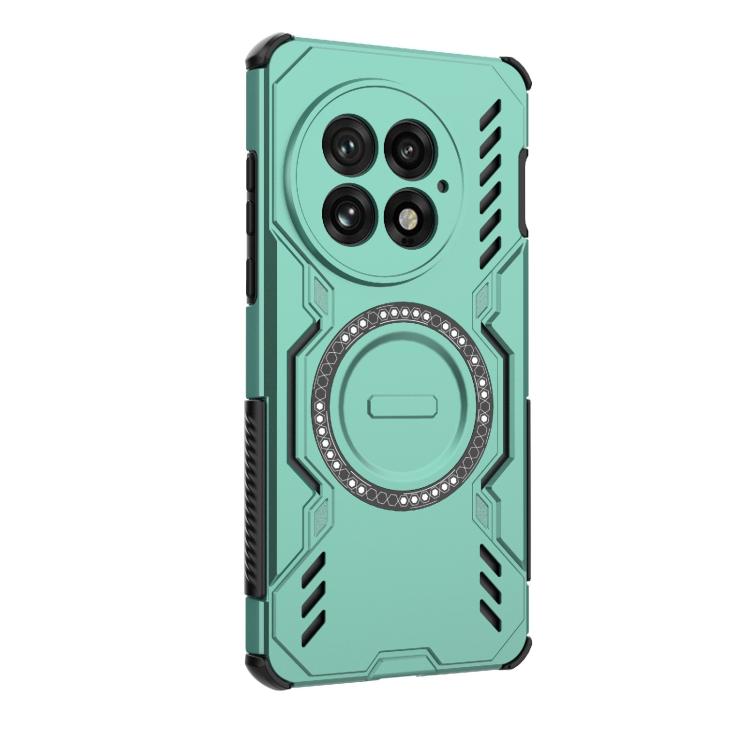 For OnePlus 13 5G Butterfly Armor MagSafe Magnetic Ring Shockproof Phone Case