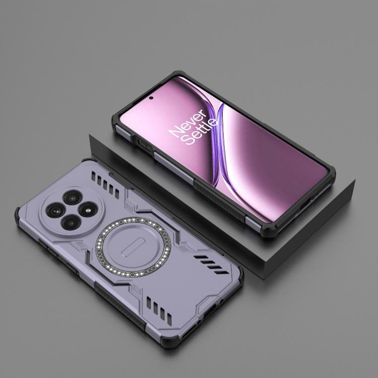 For OnePlus Ace 5 / Ace 5 Pro / 13R Butterfly Armor MagSafe Magnetic Ring Shockproof Phone Case
