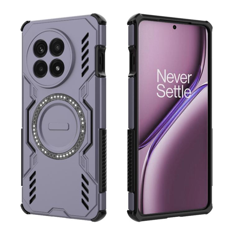 For OnePlus Ace 5 / Ace 5 Pro / 13R Butterfly Armor MagSafe Magnetic Ring Shockproof Phone Case