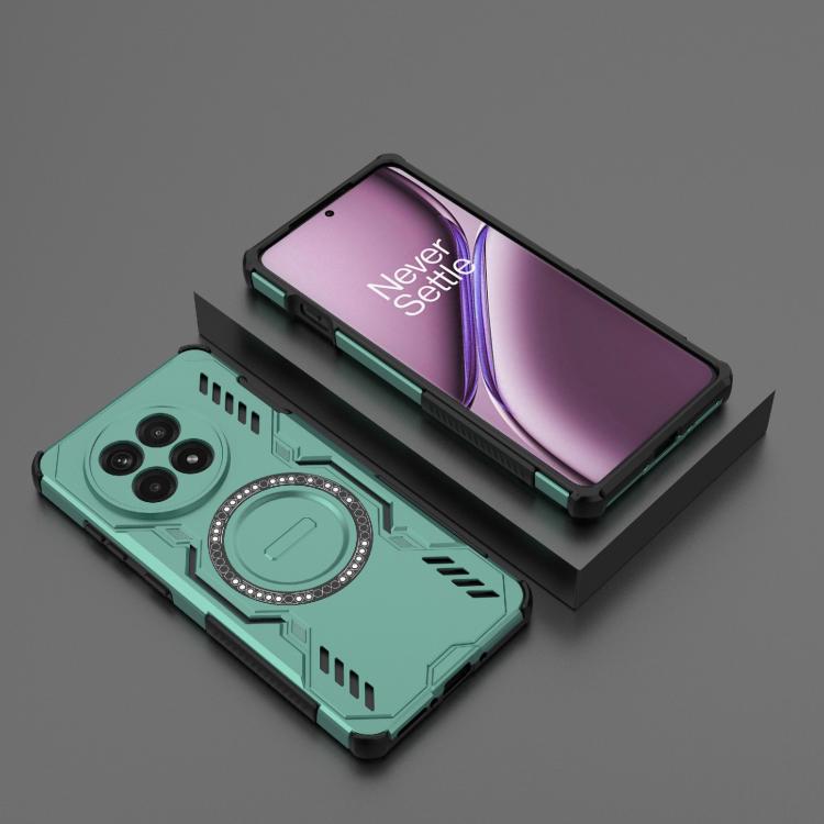 For OnePlus Ace 5 / Ace 5 Pro / 13R Butterfly Armor MagSafe Magnetic Ring Shockproof Phone Case