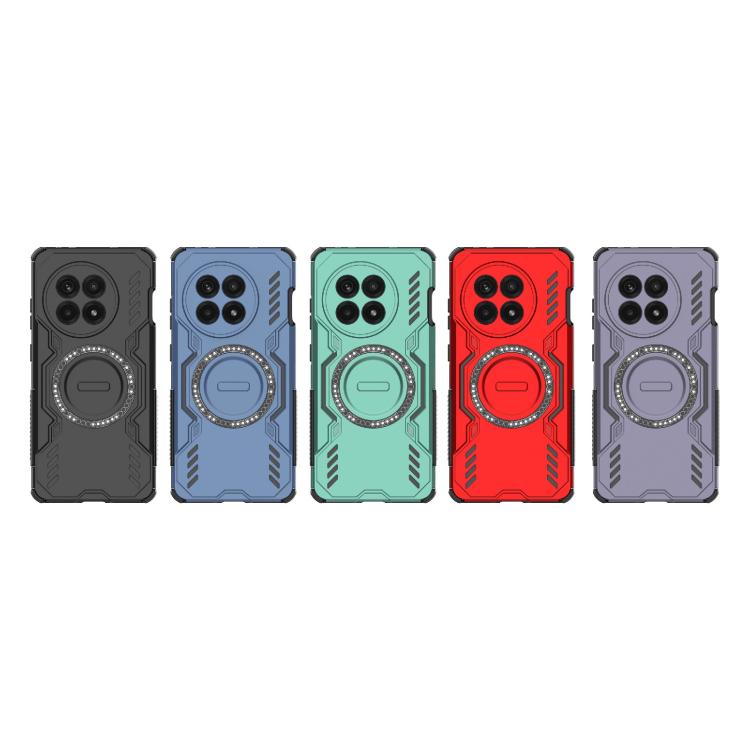 For OnePlus Ace 5 / Ace 5 Pro / 13R Butterfly Armor MagSafe Magnetic Ring Shockproof Phone Case