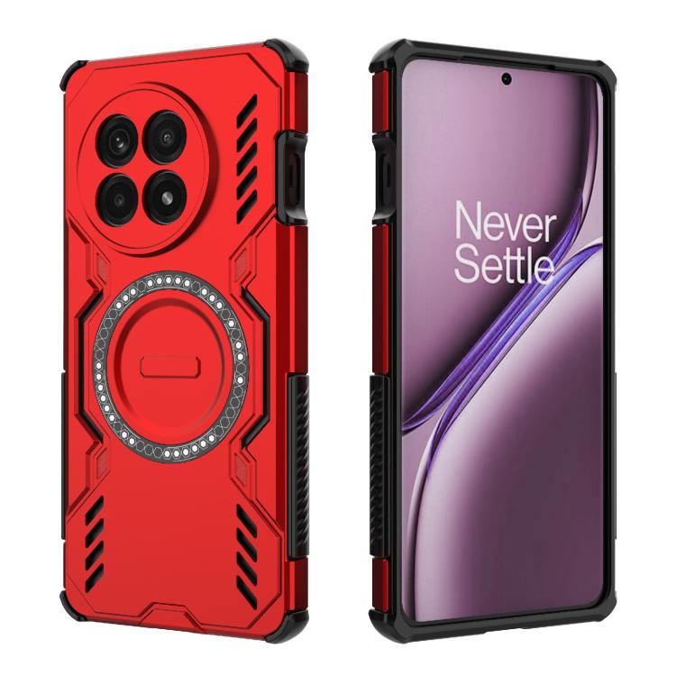 For OnePlus Ace 5 / Ace 5 Pro / 13R Butterfly Armor MagSafe Magnetic Ring Shockproof Phone Case
