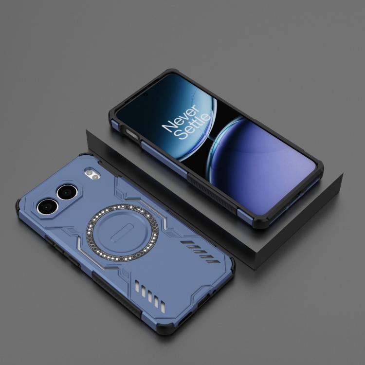 For OnePlus Nord 4 5G Global Butterfly Armor MagSafe Magnetic Ring Shockproof Phone Case