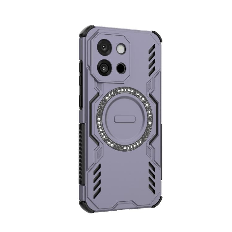 For OnePlus 13T Butterfly Armor MagSafe Magnetic Ring Shockproof Phone Case