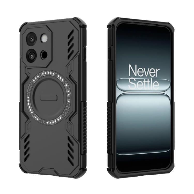 For OnePlus 13T Butterfly Armor MagSafe Magnetic Ring Shockproof Phone Case
