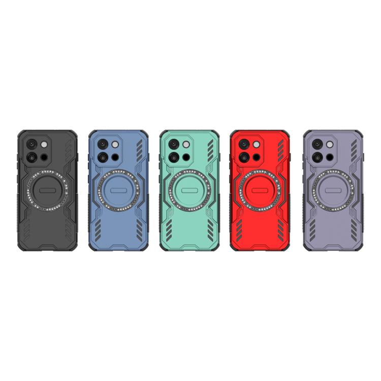 For OnePlus 13T Butterfly Armor MagSafe Magnetic Ring Shockproof Phone Case