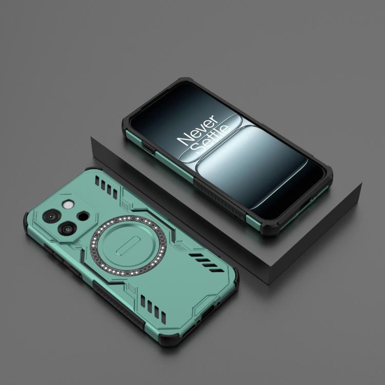 For OnePlus 13T Butterfly Armor MagSafe Magnetic Ring Shockproof Phone Case