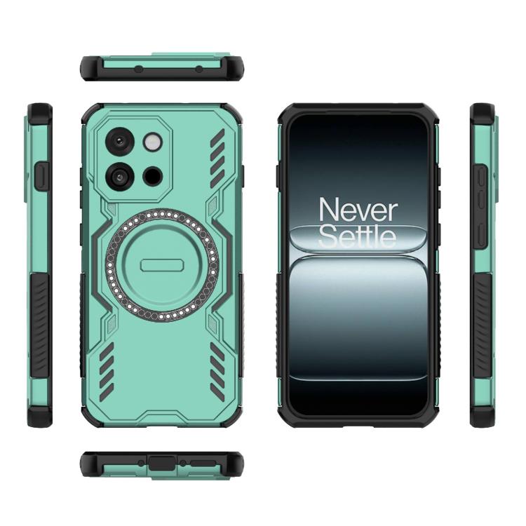 For OnePlus 13T Butterfly Armor MagSafe Magnetic Ring Shockproof Phone Case