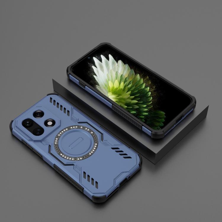 For OnePlus 15 Butterfly Armor MagSafe Magnetic Ring Shockproof Phone Case