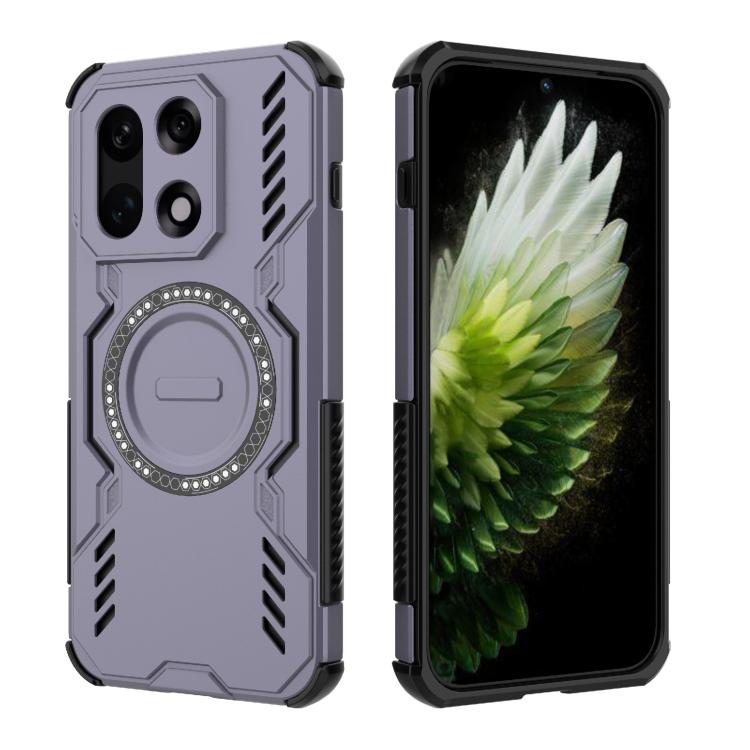 For OnePlus 15 Butterfly Armor MagSafe Magnetic Ring Shockproof Phone Case