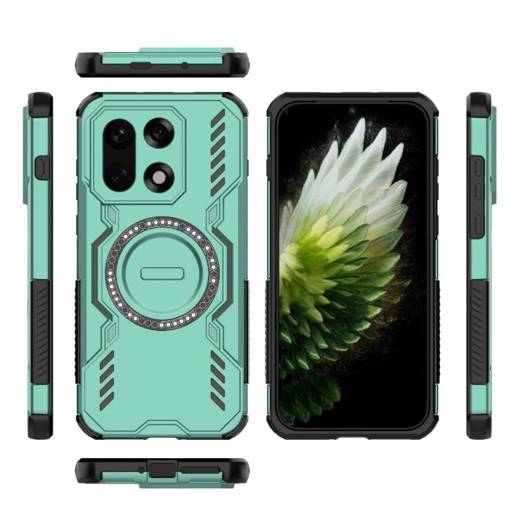 For OnePlus 15 Butterfly Armor MagSafe Magnetic Ring Shockproof Phone Case