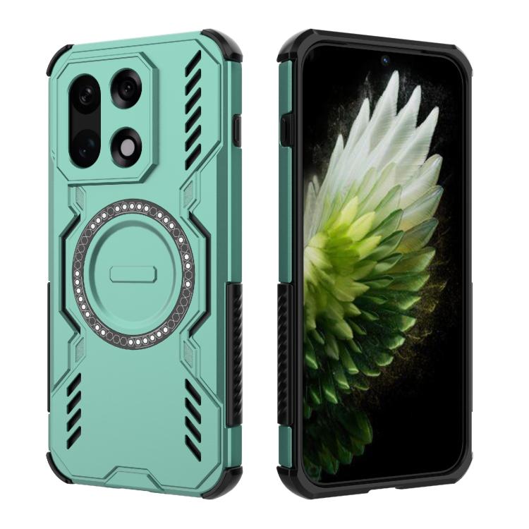 For OnePlus 15 Butterfly Armor MagSafe Magnetic Ring Shockproof Phone Case