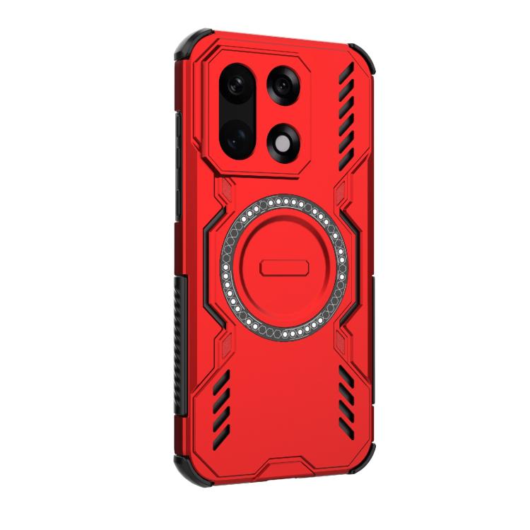 For OnePlus 15 Butterfly Armor MagSafe Magnetic Ring Shockproof Phone Case