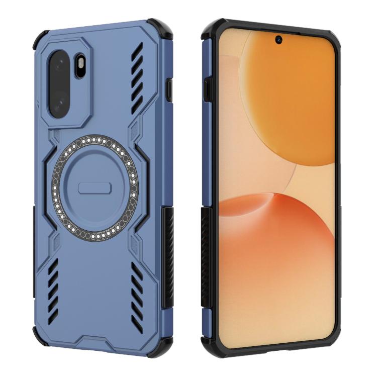 For OnePlus 15R 5G Global Butterfly Armor MagSafe Magnetic Ring Shockproof Phone Case